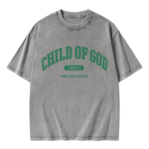 Child Of God Christian Washed T-Shirt