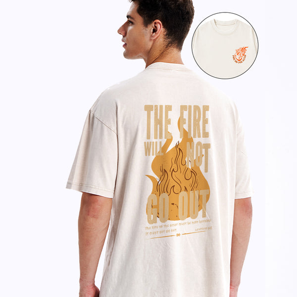 Fire On The Altar Christian Washed T-Shirt