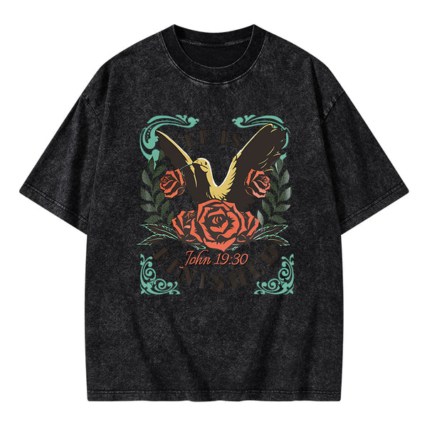 It is Finished Christian Washed T-Shirt