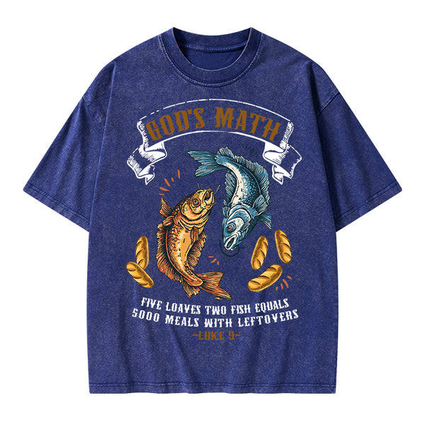 God's Math Christian Washed T-Shirt