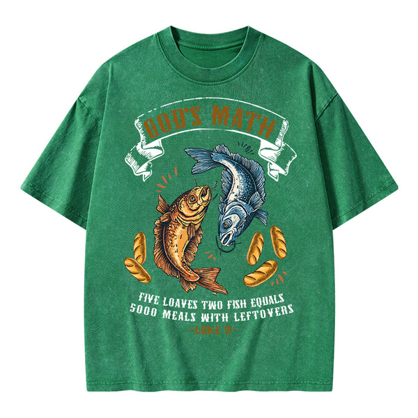 God's Math Christian Washed T-Shirt
