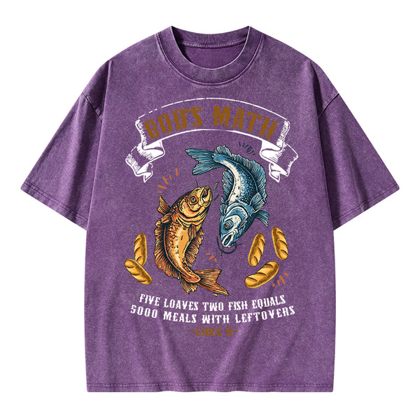 God's Math Christian Washed T-Shirt