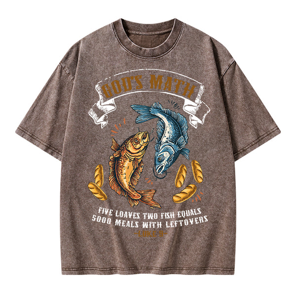 God's Math Christian Washed T-Shirt