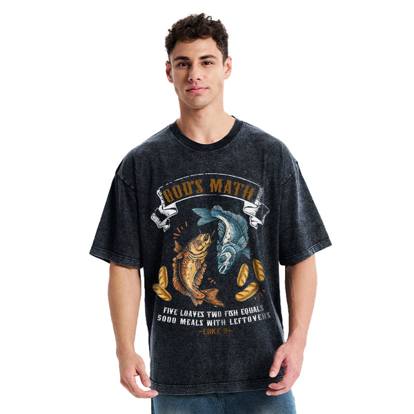 God's Math Christian Washed T-Shirt