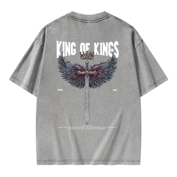 King Of Kings Christian Washed T-Shirt