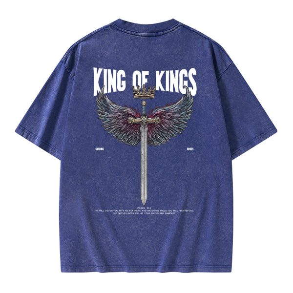 King Of Kings Christian Washed T-Shirt