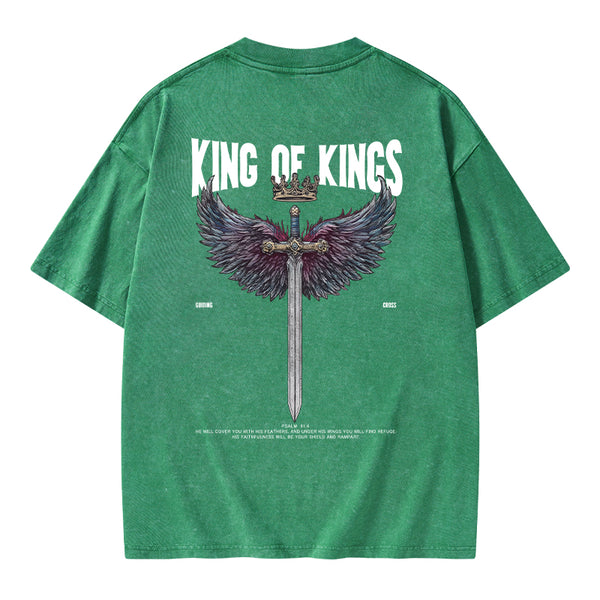 King Of Kings Christian Washed T-Shirt