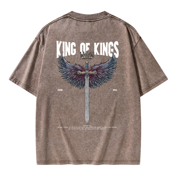 King Of Kings Christian Washed T-Shirt