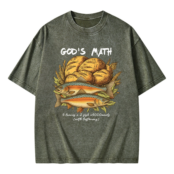 God's Math Christian Washed T-Shirt