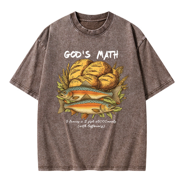 God's Math Christian Washed T-Shirt