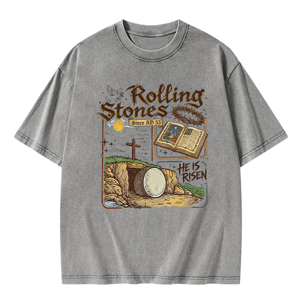 Rolling Stones Christian Washed T-Shirt