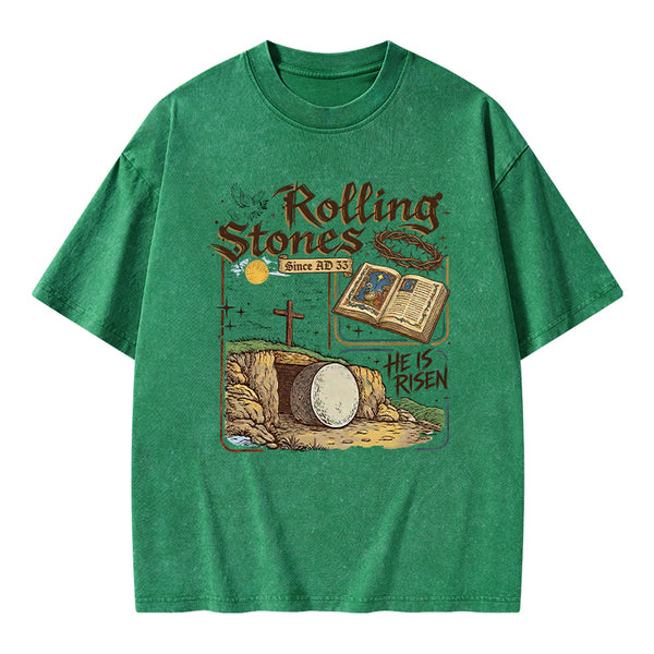 Rolling Stones Christian Washed T-Shirt
