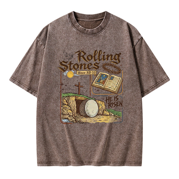 Rolling Stones Christian Washed T-Shirt