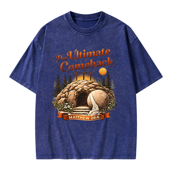 The Ultimate Comeback Christian Washed T-Shirt