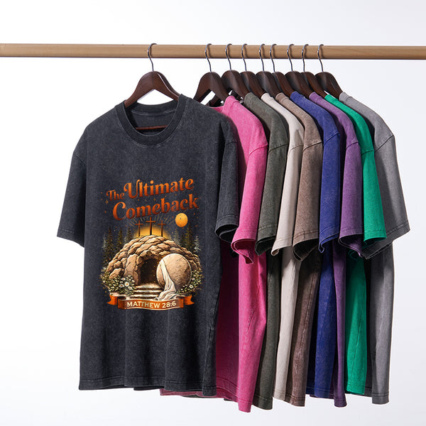 The Ultimate Comeback Christian Washed T-Shirt