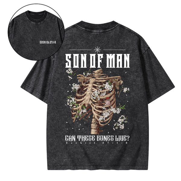Can These Bones Live Christian Washed T-Shirt