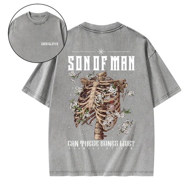 Can These Bones Live Christian Washed T-Shirt