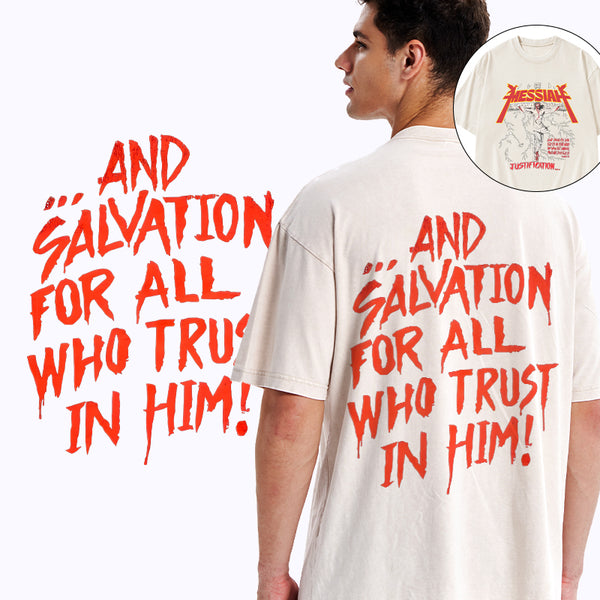 GC-WTSANEW0566 Messiah Christian Washed T-Shirt