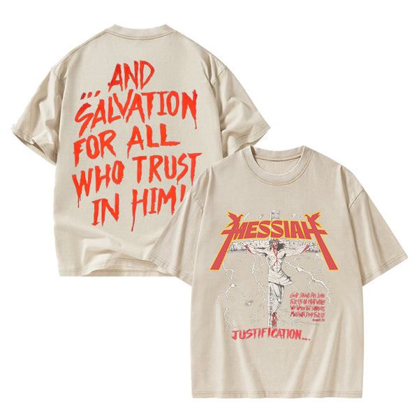 GC-WTSANEW0566 Messiah Christian Washed T-Shirt