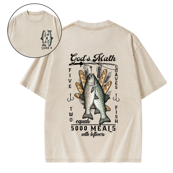 God's Math Christian Washed T-Shirt