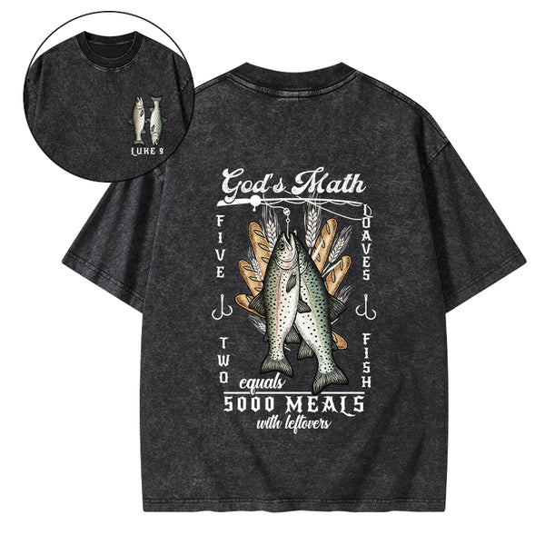 God's Math Christian Washed T-Shirt
