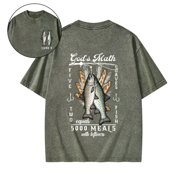 God's Math Christian Washed T-Shirt