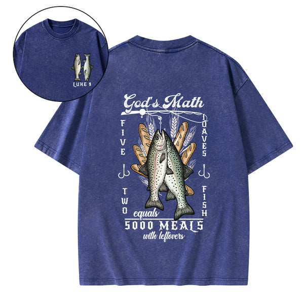 God's Math Christian Washed T-Shirt