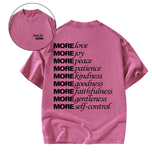 GC-WTSCJX0011 Made For More Christian Washed T-Shirt