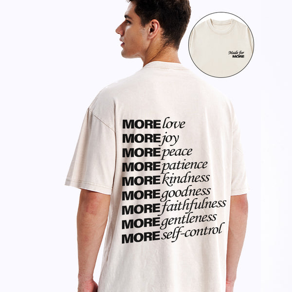 GC-WTSCJX0011 Made For More Christian Washed T-Shirt