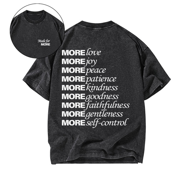GC-WTSCJX0011 Made For More Christian Washed T-Shirt
