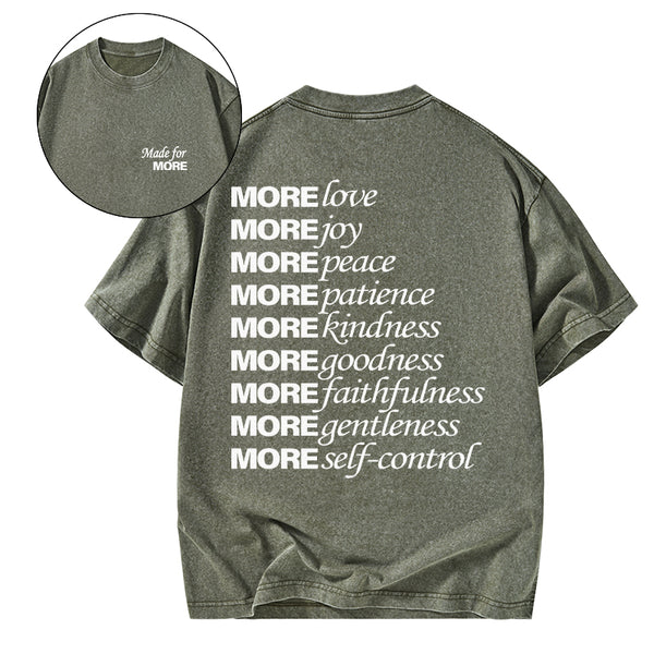GC-WTSCJX0011 Made For More Christian Washed T-Shirt