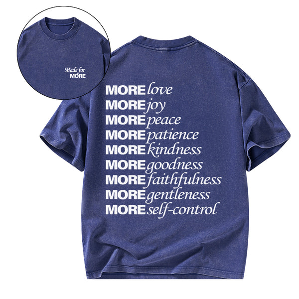 GC-WTSCJX0011 Made For More Christian Washed T-Shirt