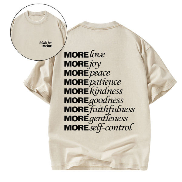 GC-WTSCJX0011 Made For More Christian Washed T-Shirt