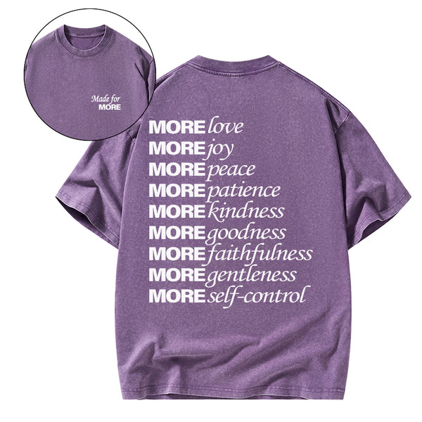 GC-WTSCJX0011 Made For More Christian Washed T-Shirt