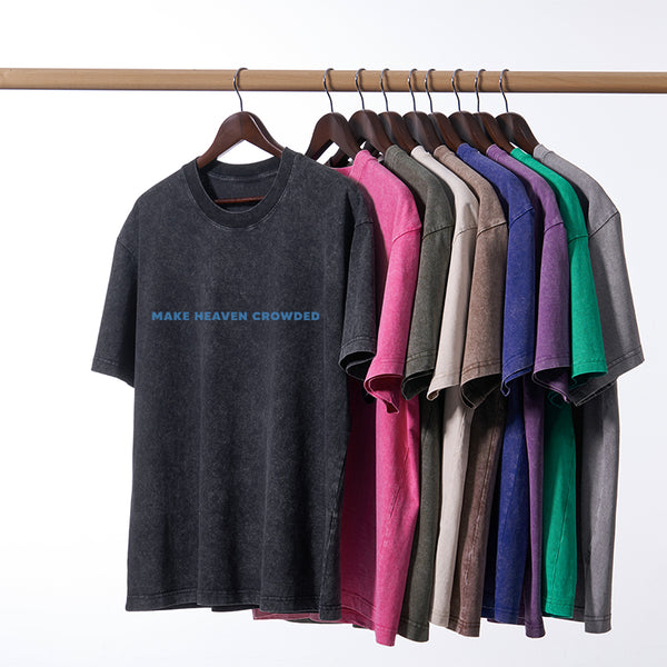 Make Heaven Crowed Christian Washed T-Shirt