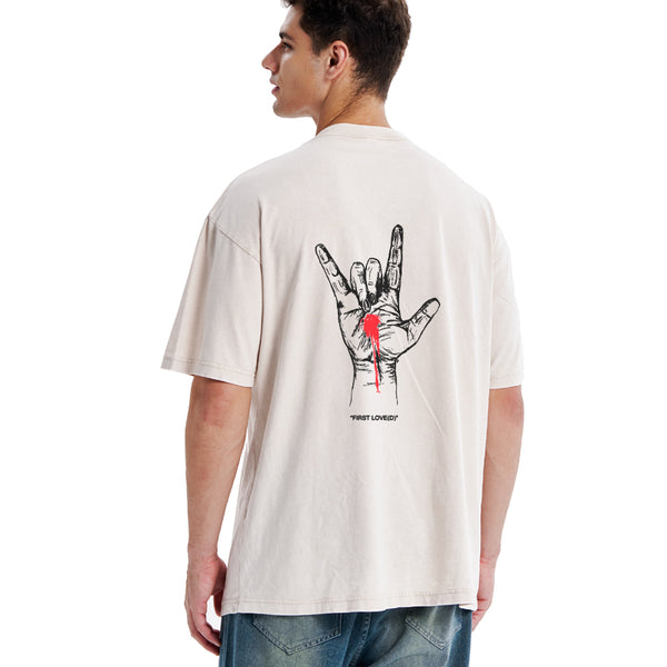 GC-WTSFK0010 First Love Christian Washed T-Shirt()