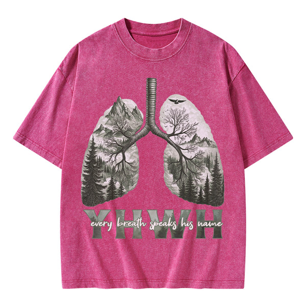 GC-WTSFK25011002 YHWH Nature Outdoors Christian Washed T-Shirt