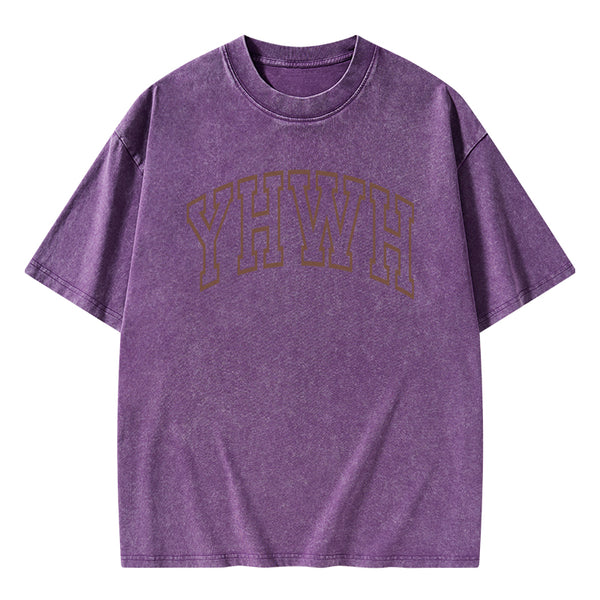 Yhwh Unisex Christian Washed T-Shirt