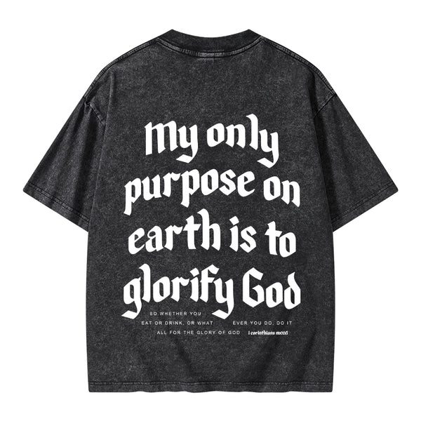 My Only Purpose Christian Washed T-Shirt