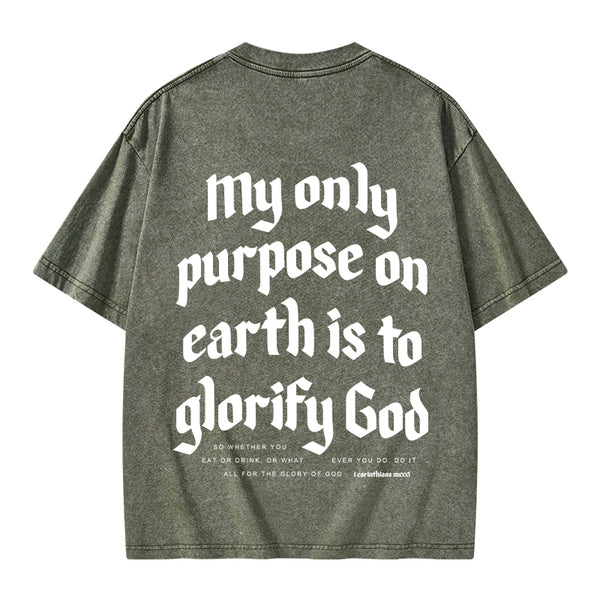 My Only Purpose Christian Washed T-Shirt