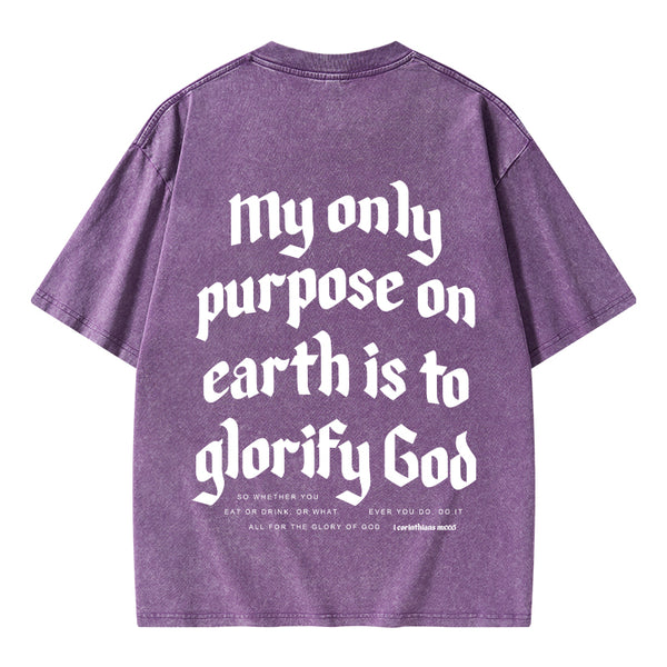 My Only Purpose Christian Washed T-Shirt