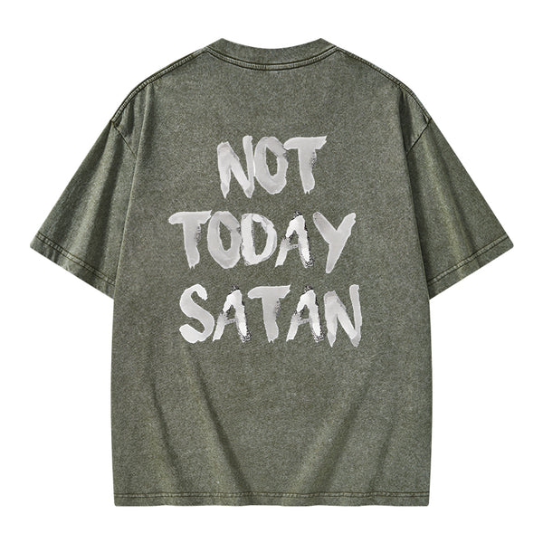 Not Today Christian Washed T-Shirt