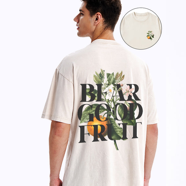 GC-WTSK0021 Bear Good Fruit Washed T-Shirt