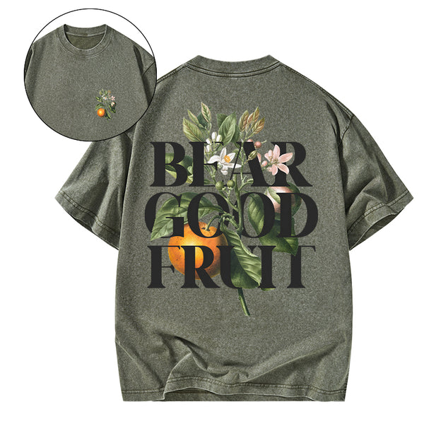 GC-WTSK0021 Bear Good Fruit Washed T-Shirt