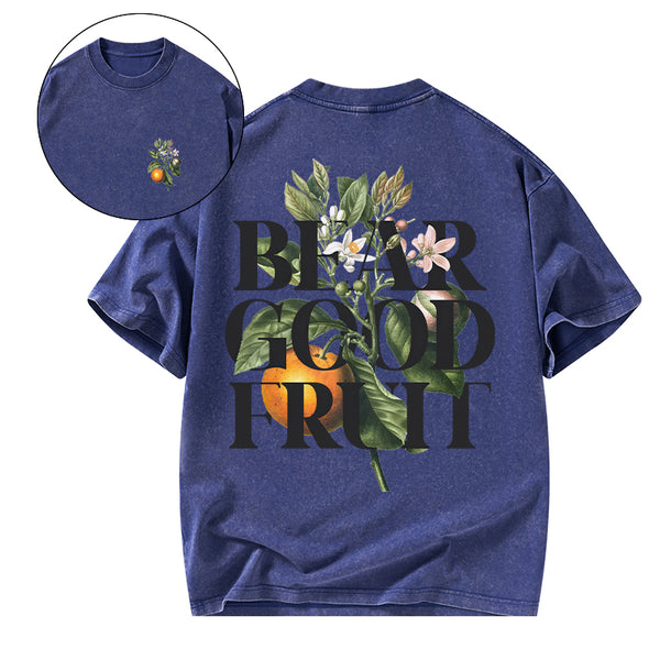 GC-WTSK0021 Bear Good Fruit Washed T-Shirt