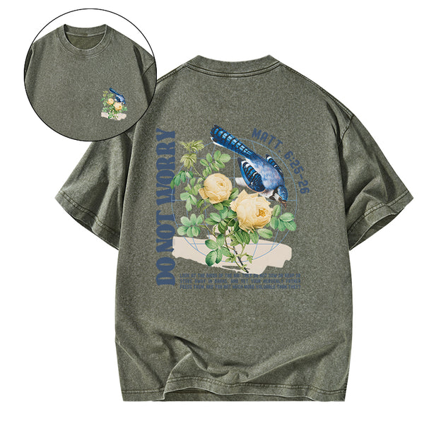 Do Not Worry Christian Washed T-Shirt