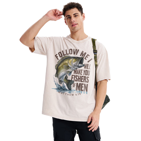 Fishers Of Men Christian Washed T-Shirt