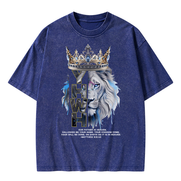 On Earth As It Is In Heaven Christian Washed T-Shirt