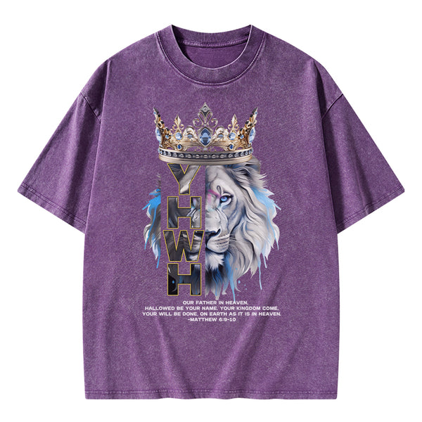 On Earth As It Is In Heaven Christian Washed T-Shirt