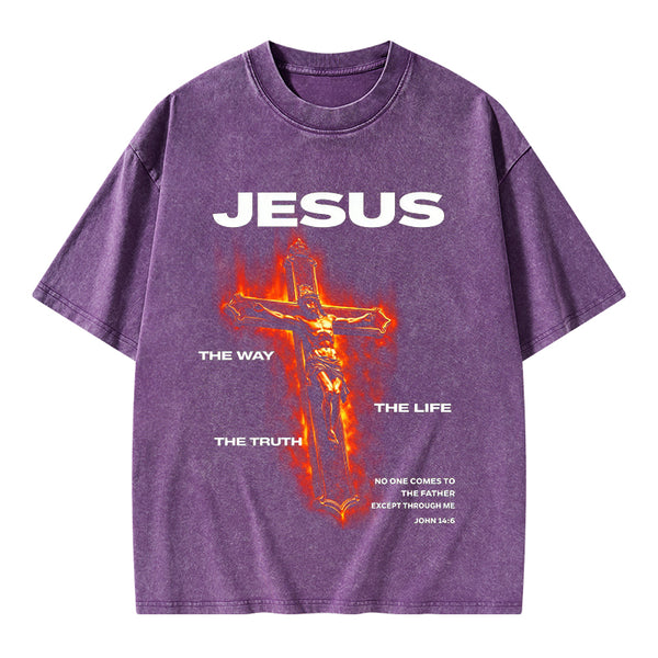 I Am The Way Christian Washed T-Shirt